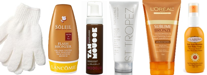 fake tanning products